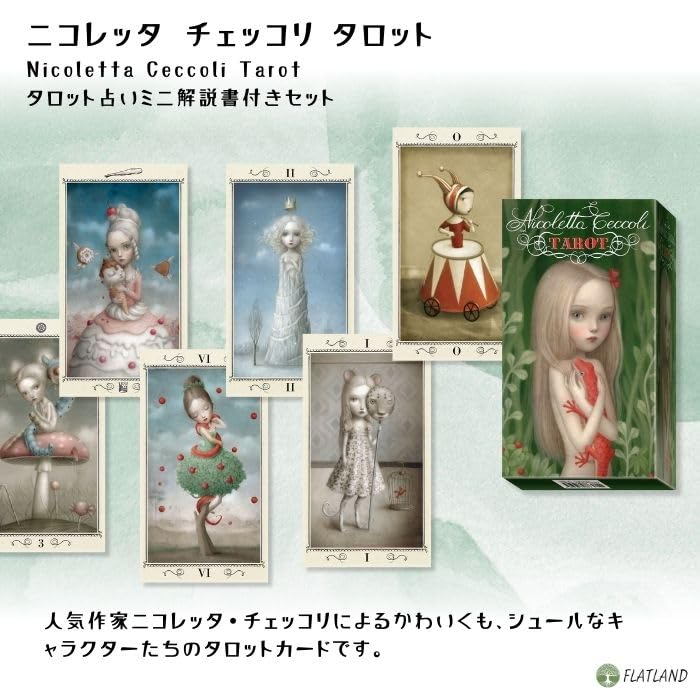 Nicoletta Ceccoli Tarot Reading Japanese Instruction Manual 78 Tarot Cards Tarot, Instructions, Included, Authentic,