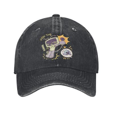 Dandys World Vee Astro Unisex Style Baseball Cap Catoon Distressed Denim Caps Hat Casual Outdoor Workouts Adjustable Fit Sun Cap