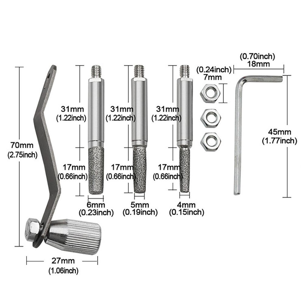 Kettensägenschärfer Tragbares Kettensägenschärfen Holzbearbeitung Schleifsteine Elektrisches Kettensägenschleifwerkzeug Dropshipping