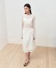 Sys A Transform String Sheer Midi Skirt [White]