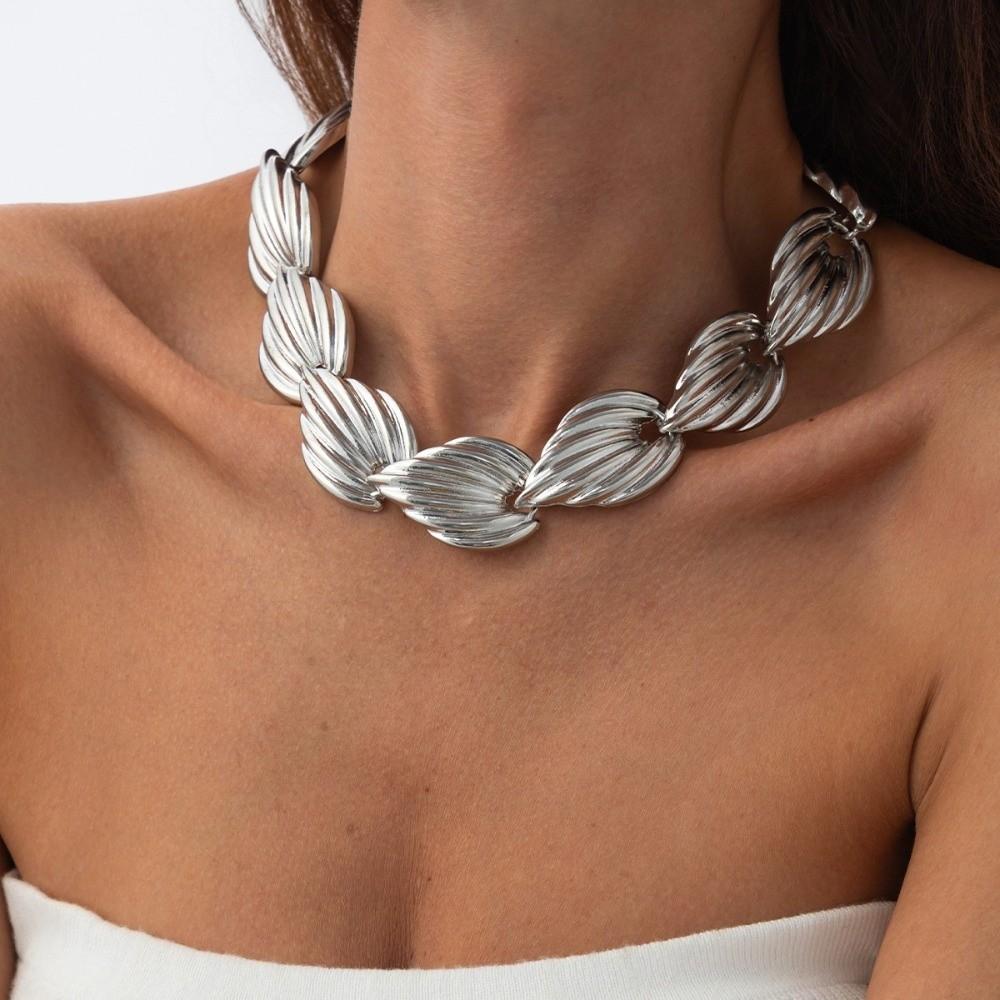 Fashion Shell Splicing Chokers Necklaces Punk Shell Clavicle Chain  Holiday