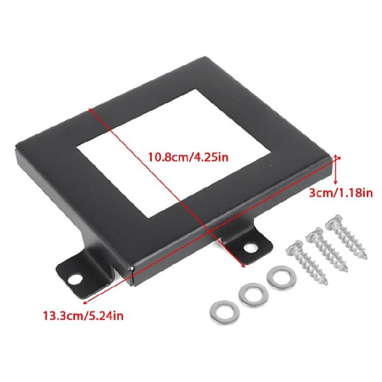 Automotive Accessories for 2022-2025 Front Radars Sensor Protector Cover with Mounting Screw Easy Installation Black