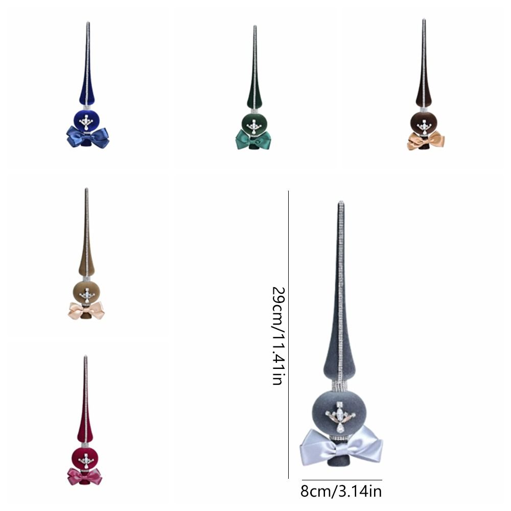 Reusable Christmas Top Star Decorations Vintage Xmas Tree Ornaments Hotel Mall