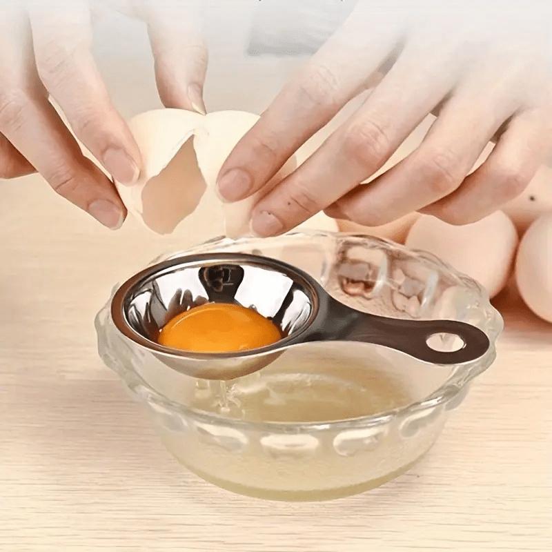 1Pc Durable Stainless Steel Egg Yolk Separator, Easy To Clean Egg Yolk and Egg White Separator