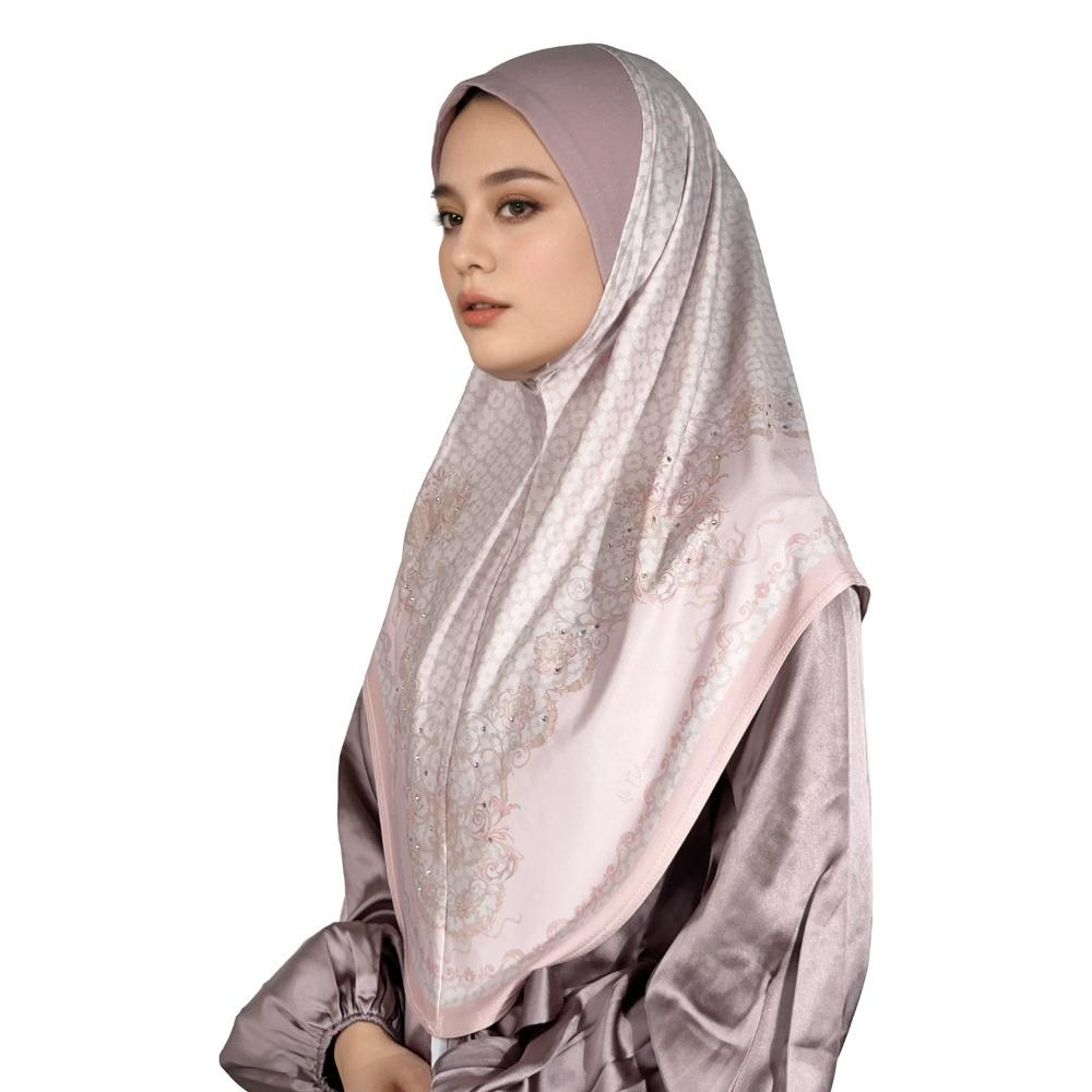 Elegant Chiffon Floral Print Chiffon Hijabs Linen Multicolor Arab Lady Headscarf All-match Ethnic Turban Cap All Seasons