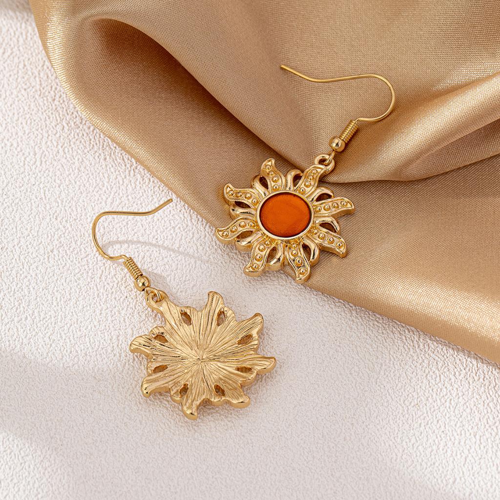 Vintage Sunflower Earrings