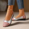 Fashion Woman Flats Spring Shallow Mouth All-Match Loafers Big Size Comfortable Sneakers Women Pointed Toe Mixed Colors Shoes Female