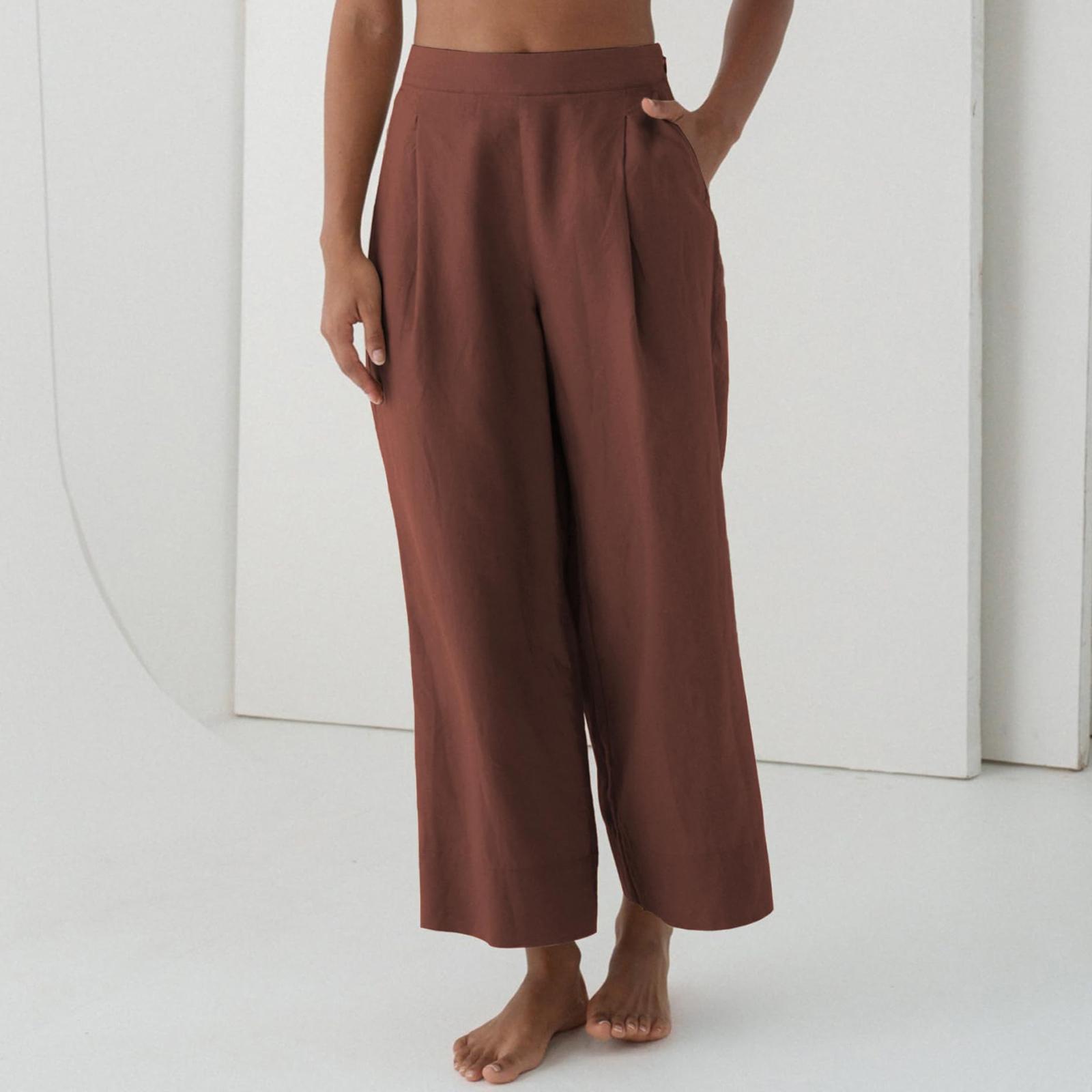 

Жіночі повсякденні та модні широкі штани різних кольорів з кишенями M