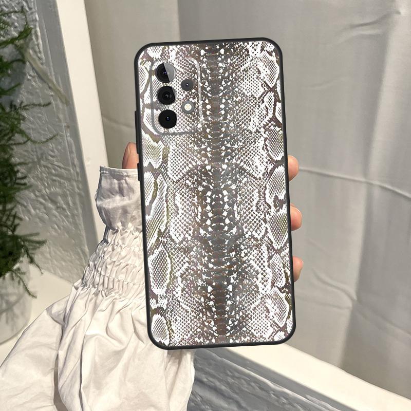 Schlangenhaut-Print Hülle Für Samsung Galaxy A54 A34 A13 A23 A33 A53 A73 A12 A14 A22 A32 A52 A51 A71 A21S Hülle