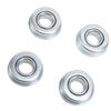 4PCS Silver Mower Shaft Bearings Heavy Duty Wheel Drive Mower Bearings Durable Lawn Mower Bearings