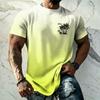 Men's Basic Hawaiian Style Short Sleeve T Shirt UPF50 Plus Sun Protection Breathable Loose Fit Summer Outdoor Casual Top