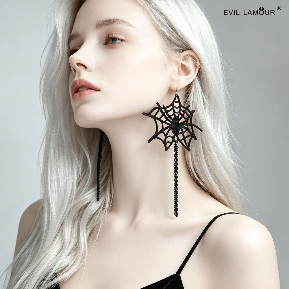 New Multiple Earrings Halloween Earrings Bat Skull Tassel Spider Web Earrings Party Ball Accessories