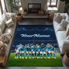 Manchester City Personalized Name Carpet Suitable for Decorate room Playrooms Kitchen Study room Anti-slip Rug Decorate Offices
