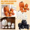 Halloween Simulation Model Big , Orange Black Holiday Decoration Ornament
