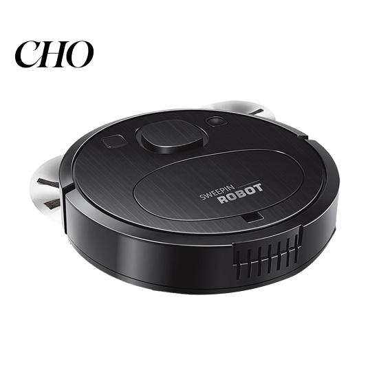 Quiet Cleaning Robot Sweeping Powerful Low Noise Slim Body Efficient Floor Sweeper Cleaner USB Charging 1200mAh Battery Long-Lasting Vacuum