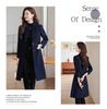 Women's High-End Two-Button Wool Tweed Suit Coat - Autumn/Winter 2024 Professional Trench Outerwear.