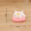 Mini Cute Resin Cat Dog Pig Rabbit Animal Doll Model Desktop Ornament Cartoon Figures Fairy Garden Decoration Accessories