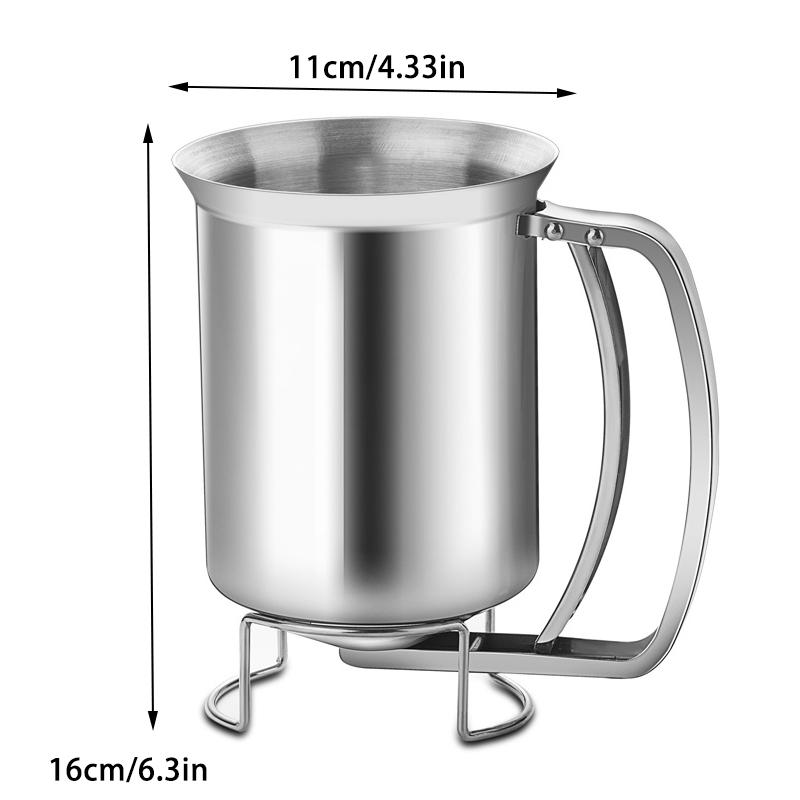 Pancake Dispenser For Batter, Stainless Steel Batter Dispenser, Funnel Cake Dispenser Batter Pourer For Baking Cupcakes Muffins