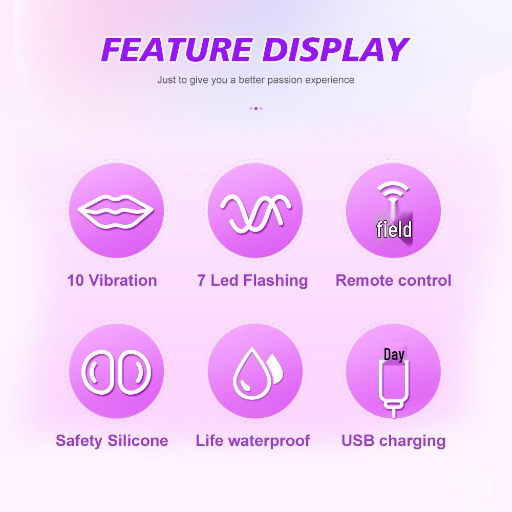 Wireless Remote Control Vibrating LED Anal Plug - Unisex Fun Toy