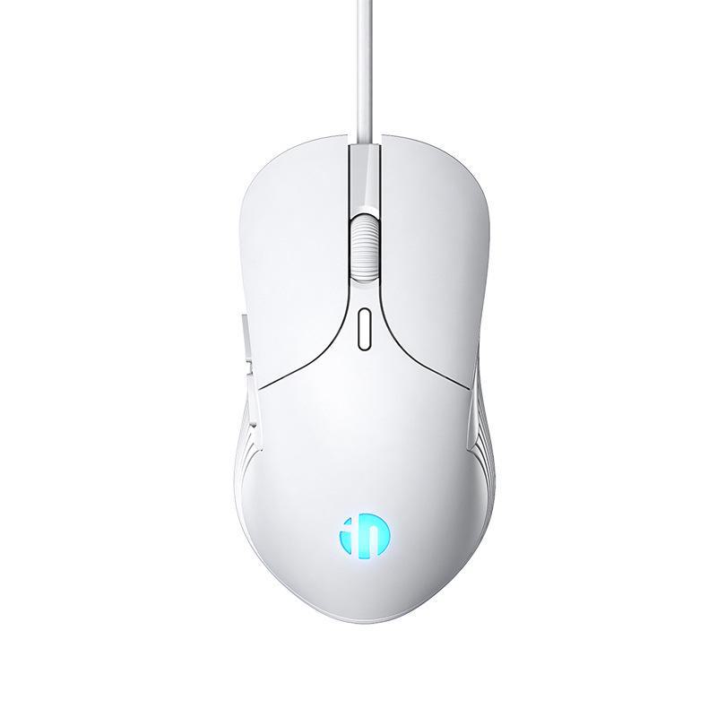6-Button Macro Gaming Mouse with 4800DPI, Adjustable Speed, and LED Lighting - Model P-B1