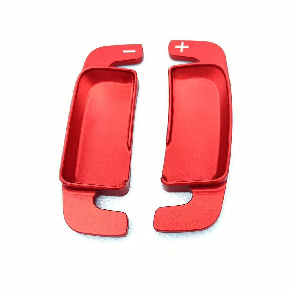 2pcs Steering Wheel Shift Paddle Metal Extender For Mercedes Benz C E S Class W206 W213 W223 AMG E53 E63 2021 2022+ A-RED