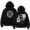 Anime Hellsing Ultimate Aluca Hoodie Men's Fashion Anime Horror Anime Harajuku Casual Loose Top Men and Women