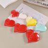 Porte-clés Cœur à coudre Moule en Silicone avec Trou Pendentif Porte-clés Moule Fait main Cadeau Saint-Valentin Anniversaire Bijoux