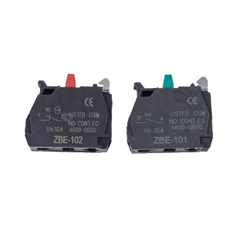 Button Switch Contact Block Base Zbe-101 No / Zbe-102 Nc For Xb4/Xb5