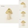 Girl Costume Twopiece Set With Floral Pattern For Children