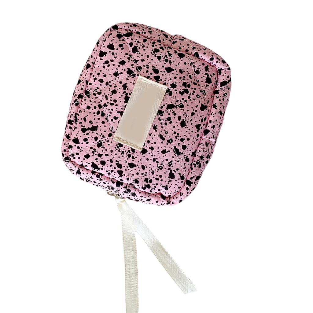 Makeup Bag for Purse Preppy Zipper Cosmetic Pouch Purse Travel Coin Pouch Sanitary Napkin Storage Bag Makeup Organizer