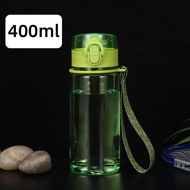 Tazza Acqua Sportiva Portatile Creativa in Plastica Opaca con Coperchio a Scatto Spazio Libero per Ragazzi e Ragazze