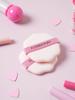 Flower Design Makeup Sponge Puff Set (2 Pcs)