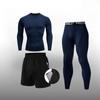 Men's Cross-Border Fitness Compression Set: Tight Base Layer for Sports, Basketball, Football, Running, and Yoga.