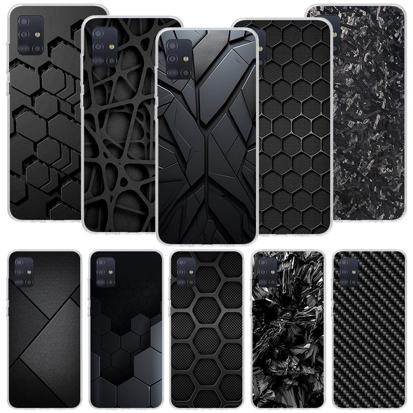 Forged Carbon Pattern Phone Case for Samsung Galaxy A52 A51 A50S A12 A22 A32 A72 A10S A30S A31 A71 Note 20 Ultra 10 Plus S10 Gal