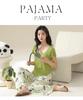 Women's Summer Modal Short Sleeve & Long Pants Fashionable Homewear Set