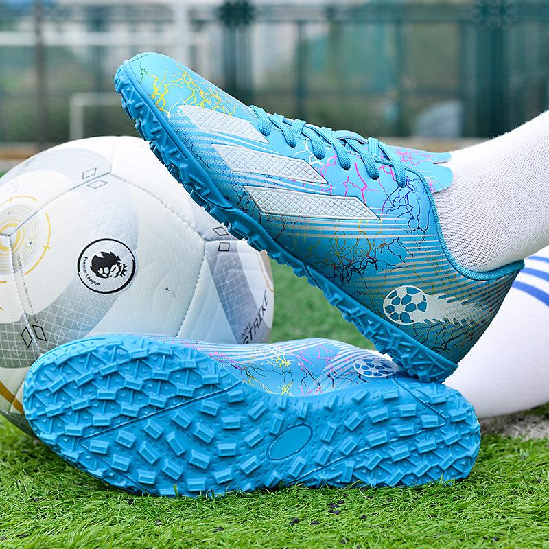 Football Shoes Men's TF Broken Nails Non-slip Children's Primary and Secondary School Students Youth Professional Game Training Sports Football Shoes