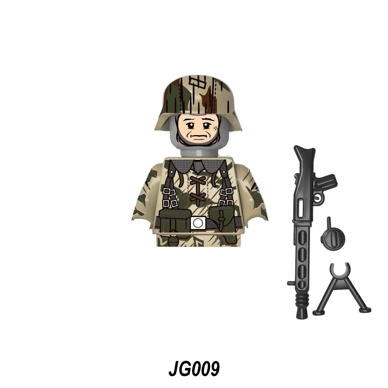 

Moc Ww2 военная армия мини-фигурка танк Force Blaster пулеметы детские блоки игрушки подарок для мальчиков и девочек