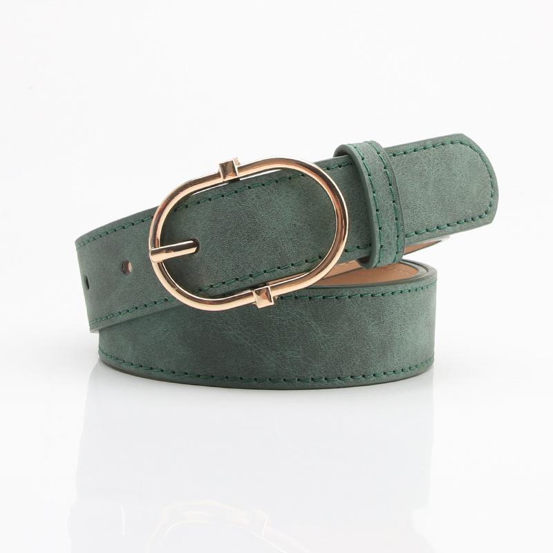 Female Belt, Alloy Pin Buckle, Soft and Comfortable Jeans Belt, Girls' Clothing Matching Belt