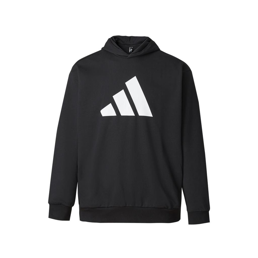 Adidas Letter Logo Printed Sports Casual Hoodie Unisex Hoodies Black JN4857