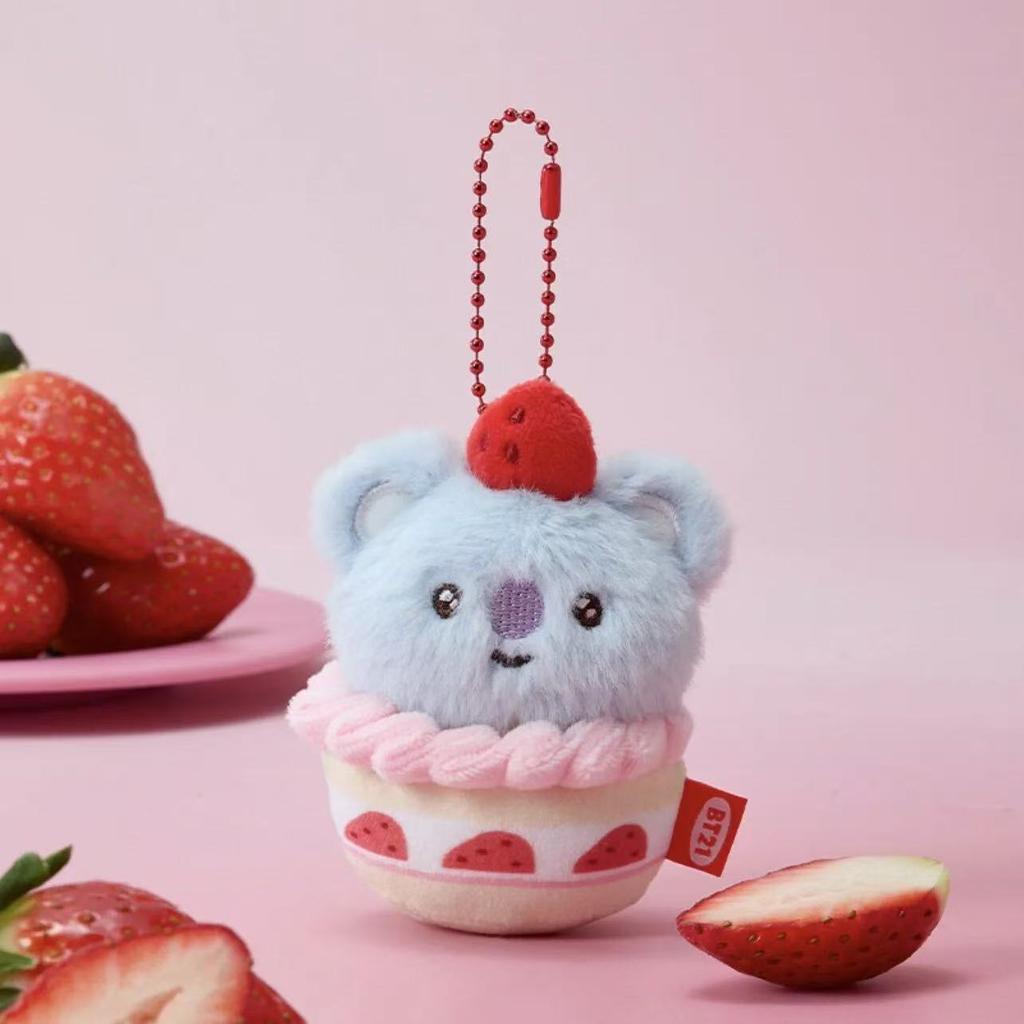 BTS BT21 Strawberry Party Series Plush Doll Kpop Plush Toy