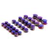 Universal 30pcs/set Hexagonal Burning Titanium Motorcycle Scooter Head Screw Cover Nut Cap Cover Modification Accessories