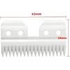 18 Teeth Ceramic Cutter Dog Grooming Blade Hair Clipper Blade Ceramic Cutters Pet Grooming Scissors,Ceramic Clipper Blades