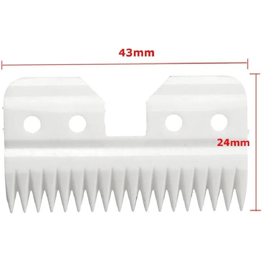 18 Teeth Ceramic Cutter Dog Grooming Blade Hair Clipper Blade Ceramic Cutters Pet Grooming Scissors,Ceramic Clipper Blades