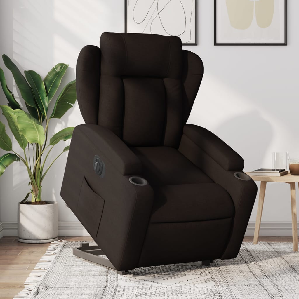 Vidaxl Lift-Up Massage Chair, Electric, Reclining, Brown
