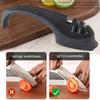 Professional Grade 3 Knives Sharpener Ceramic Knife Sharpening Stone Tools Kitchen Knife Scissor Quick Manual Sharpening Tools