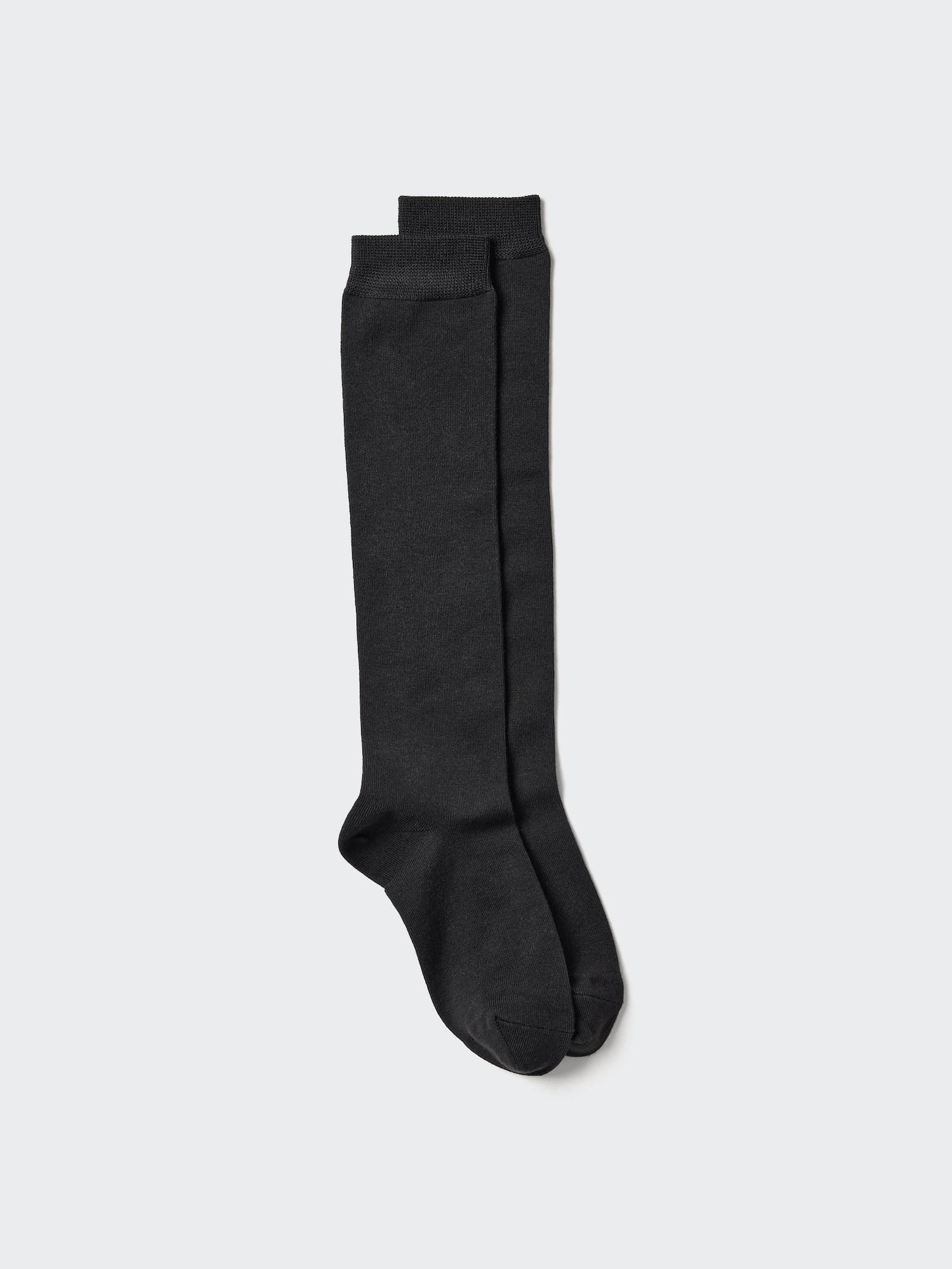 

Uniqlo Heattech High Socks 09 BLACK/2325