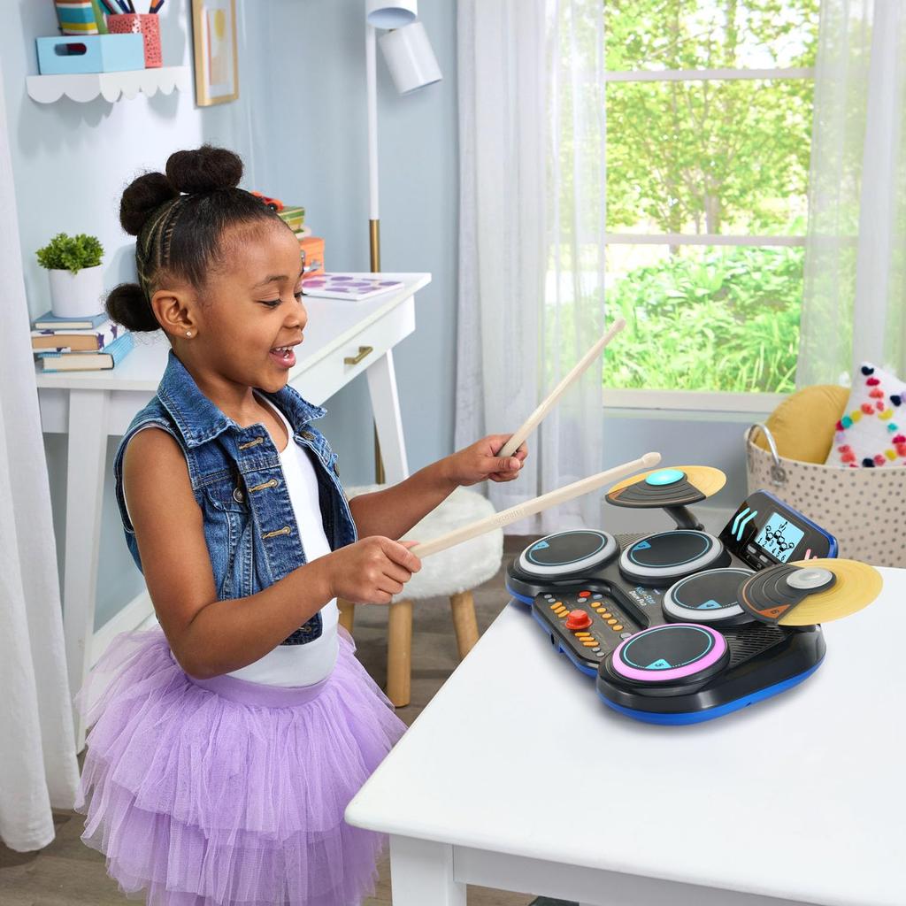 VTech Kidi Star Drum Pad, Black.