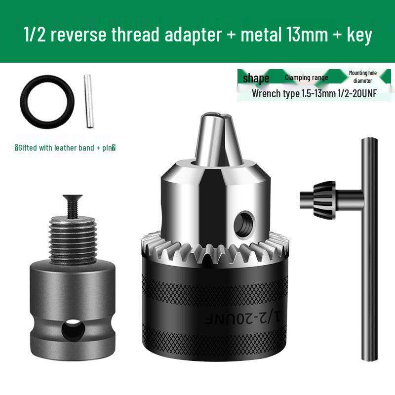 Electric Drill Conversion Kit: Multifunctional Wrench Socket and Chuck Accessories Set