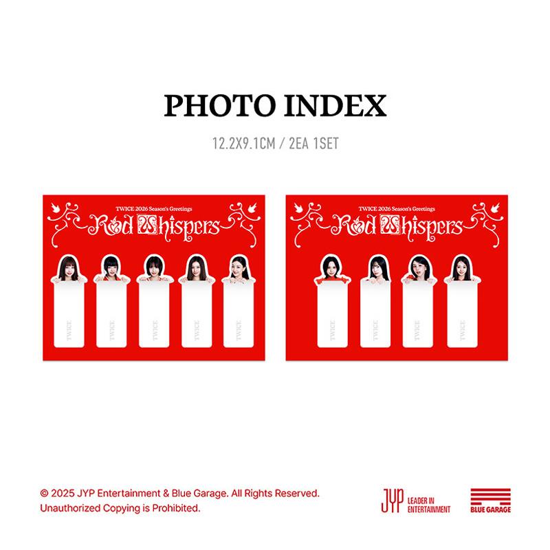[PRE ORDER] TWICE – 2026 Season’s Greetings [RED WHISPERS]