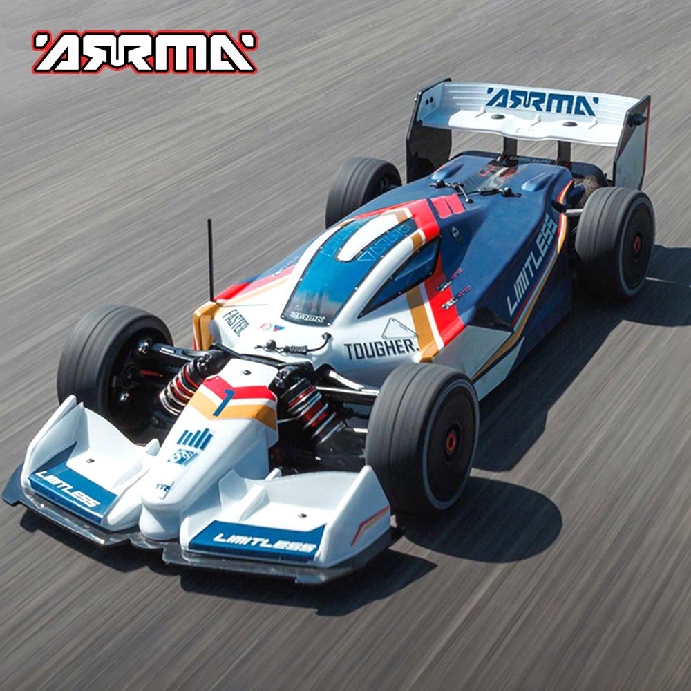 ARRMA 1/7 F-1 120 8S RTR SPEED BASH RC Remote Control Model Car 4WD Brushless Flat Sports Car ARA7816